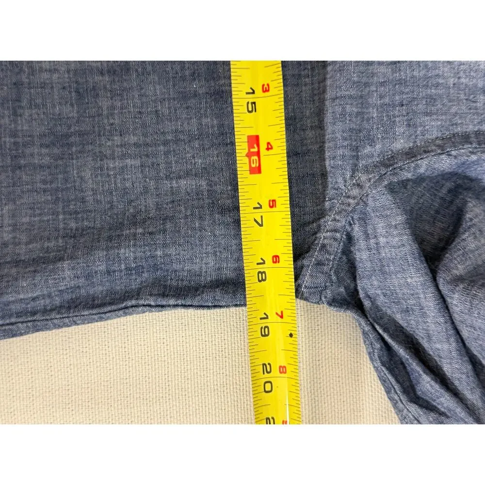 Ralph Lauren Chambray Boys Button down size large 14-16